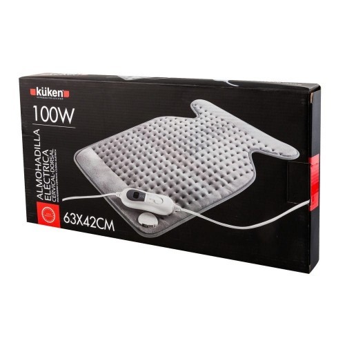 Almohadilla Eléctrica Cervical y Dorsal Kuken 100W 63x42CM