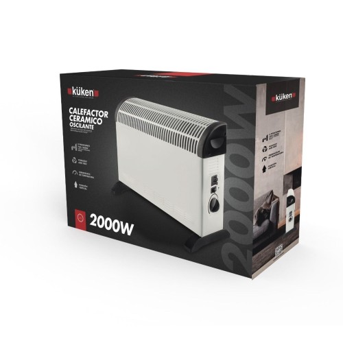 Convector Eléctrico Kuken Turbo 750/1250/2000W