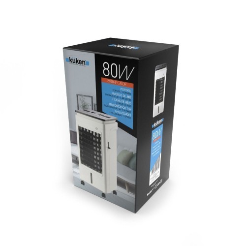 Climatizador Frío 80W/Calor 2100W Kuken con Control Remoto