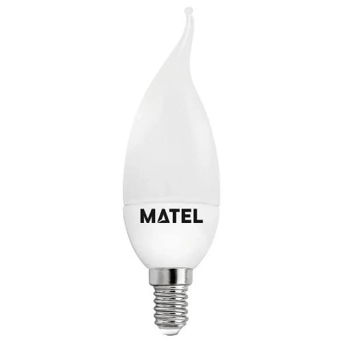 Bombilla LED E14 Vela Flama 8W 200º Matel - 1 Bombilla LED E14 Vela Flama 8W 200º Matel - 1