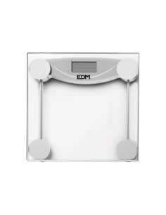 Báscula De Baño Digital Transparente Máximo 180Kg EDM 07520 2