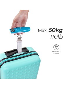 Báscula de Viaje Portátil para Equipaje EDM con Pantalla Digital 07532 2