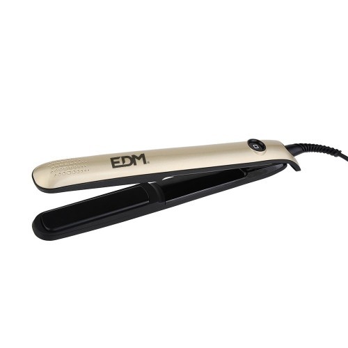 Plancha para Cabello Profesional Dorado / Negro 33W EDM 07596 Plancha para Cabello Profesional Dorado / Negro 33W EDM 07596