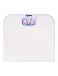 EDM Báscula De Baño Mecánica Blanca Máximo 130Kg 07617 2