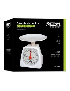 EDM Balanza Analógica de Cocina Máximo 4Kg 07621 2