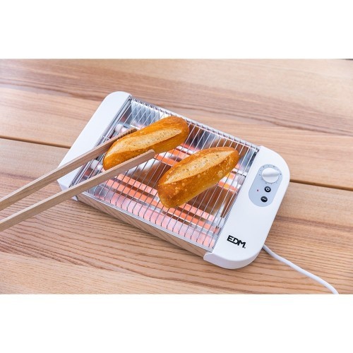 EDM Tostador de Pan Horizontal con Temporizador 600W 07636 EDM Tostador de Pan Horizontal con Temporizador 600W 07636