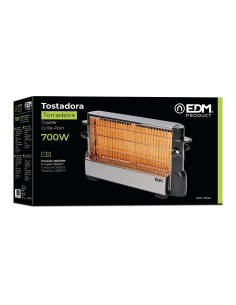 EDM Tostadora Eléctrica Vertical Inoxidable 700W 07640 2