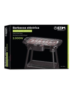 Barbacoa Eléctrica EDM de Pie Portátil 2000W 07643 2