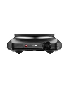 Cocina Eléctrica EDM Negra 1400W 1 Fogón CE/A13 07658 2