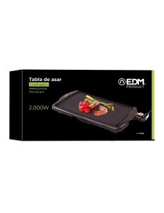 Plancha de Asar Eléctrica EDM Portátil 2000W 07663 2