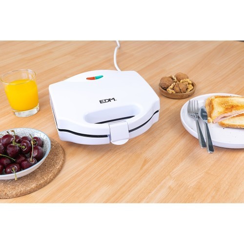 Sandwichera EDM Doble Blanca 750W 07666 Sandwichera EDM Doble Blanca 750W 07666