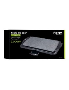 Plancha de Asar Eléctrica con Efecto Piedra 2000W EDM 07667 2