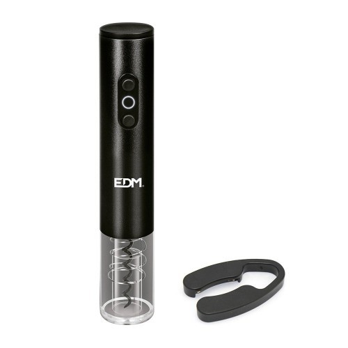 Sacacorchos Eléctrico EDM para Botellas De Vino 4xAA (No Incluidas) 07701
