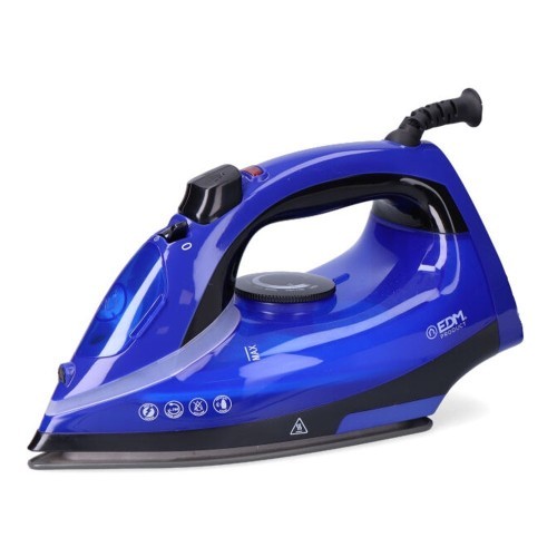 Plancha De Vapor Profesional EDM 2000W Azul 07713 Plancha De Vapor Profesional EDM 2000W Azul 07713