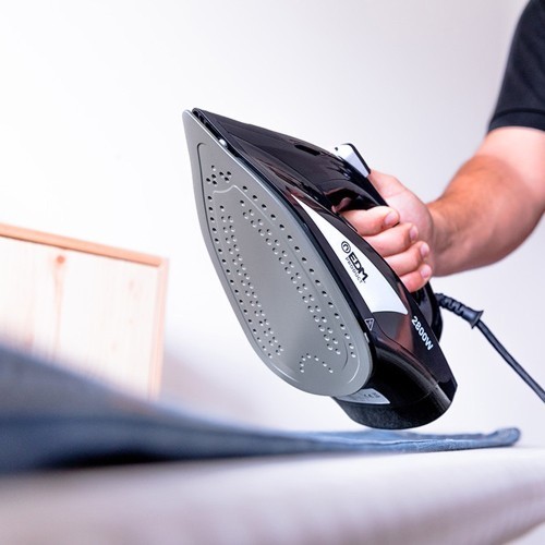 Plancha de Vapor 2800W Grande Negra EDM 07714 Plancha de Vapor 2800W Grande Negra EDM 07714