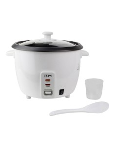 Olla Arrocera EDM Eléctrica 400W 1L 07789 con Vaso/Espátula 2