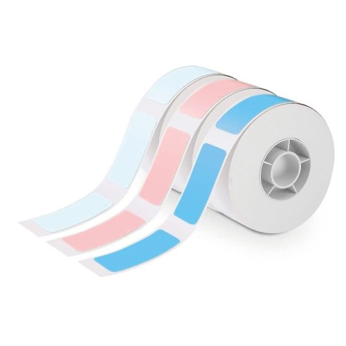 Set 3 Recambios Papel Colores para Etiquetadora 07796 EDM