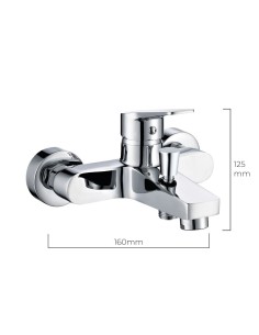 Grifo de Bañera Monomando Empotrado Serie Altea EDM 01143 2