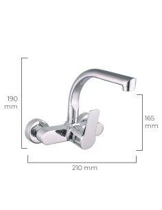 Grifo Fregadero Monomando Serie Altea EDM Caño Bajo 01145 2