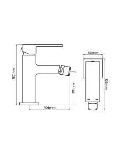 EDM 01191 Grifo de Bidet Serie Getaria Monomando 2