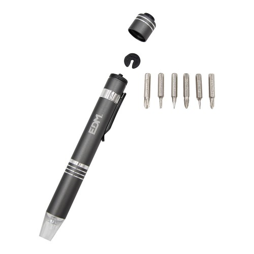 Linterna destornillador EDM con 6 Puntas Imantadas 36109