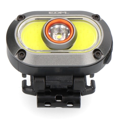 Linterna Frontal LED EDM de Aluminio Recargable 7W + 5W 36122