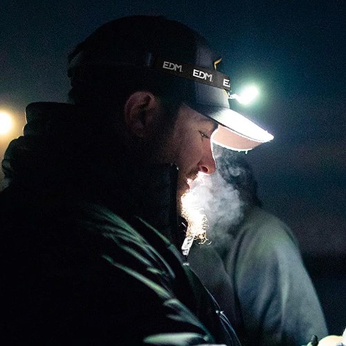 Linterna Frontal LED EDM de Aluminio Recargable 7W + 5W 36122