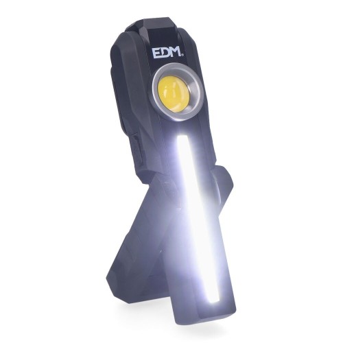 Linterna de Trabajo LED COB 200Lm + 200Lm con Spot 50Lm EDM