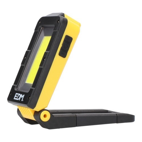 Linterna de Trabajo LED EDM Recargable con Base Basculante