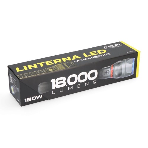 Linterna LED Profesional EDM 18W 18000Lm 36170