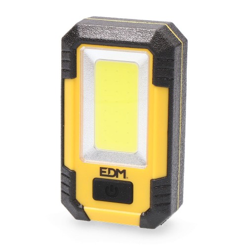 Linterna LED 8W COB Recargable 3 Modos de Luz EDM 36392