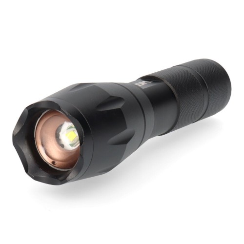 Linterna LED EDM Largo Alcance de Aluminio con Zoom 36398