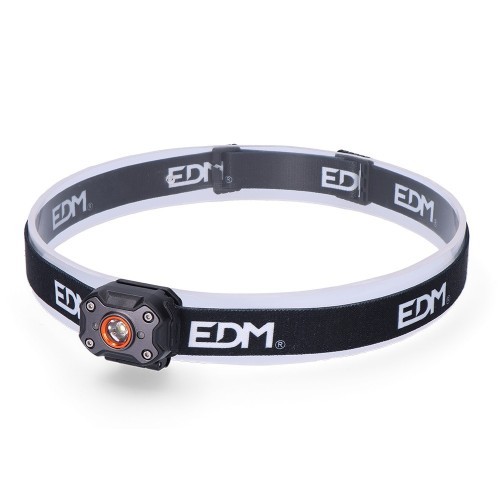 Linterna Frontal LED EDM 8W 400Lm Recargable 36417