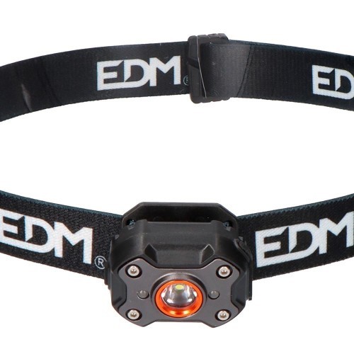 Linterna Frontal LED EDM 8W 400Lm Recargable 36417
