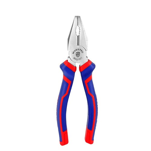 Alicate Universal de 180mm con Mango Bimaterial Workpro