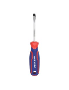 Destornillador Plano de 4 x 100mm Workpro 21023
