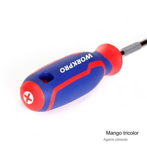 Destornillador Phillips PH3 x 150 mm Workpro 21028 Destornillador Phillips PH3 x 150 mm Workpro 21028