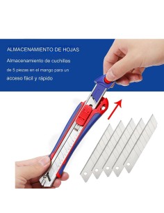 Cúter Profesional Workpro Carga Automática de 18mm 21045 2