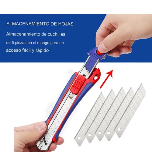 Cúter Profesional Workpro Carga Automática de 18mm 21045