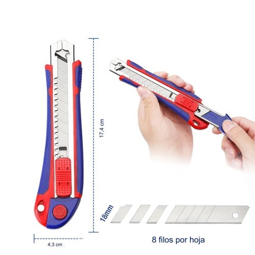 Cúter Profesional Workpro Carga Automática de 18mm 21045