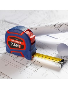Flexómetro 7,5 Metros x 25 mm Workpro 21052 2