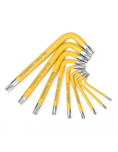Juego de 9 Llaves Torx Amarillas Workpro 21078 2
