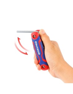 Juego de 8 Llaves Allen Plegables (Métrico) Workpro 21080 2