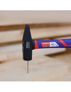 Martillo de Maquinista Workpro 300 gramos Mango de Fibra 2