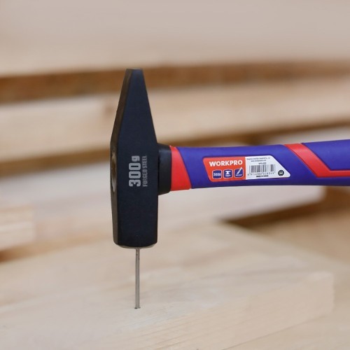 Martillo de Maquinista Workpro 300 gramos Mango de Fibra