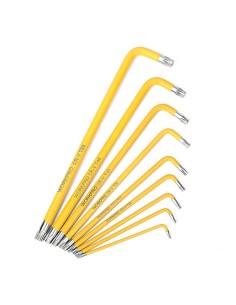 Workpro Juego de 9 Llaves Torx de Brazo Largas T10 - T50 2