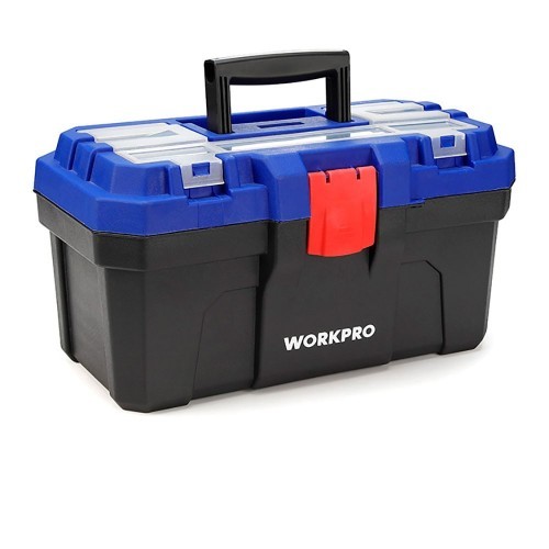 Caja de Herramientas Workpro 41x23x20,5 cm Azul/Negra 21107