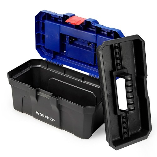 Caja de Herramientas Workpro 41x23x20,5 cm Azul/Negra 21107