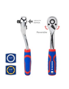 Juego de 46 Llaves de Vaso con Carraca 1/4" Workpro 21111 2