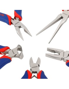 Juego de 5 Mini Alicates Workpro 21112 2